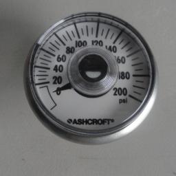 Air Shifter Pressure Gauge stainless 200PSI max